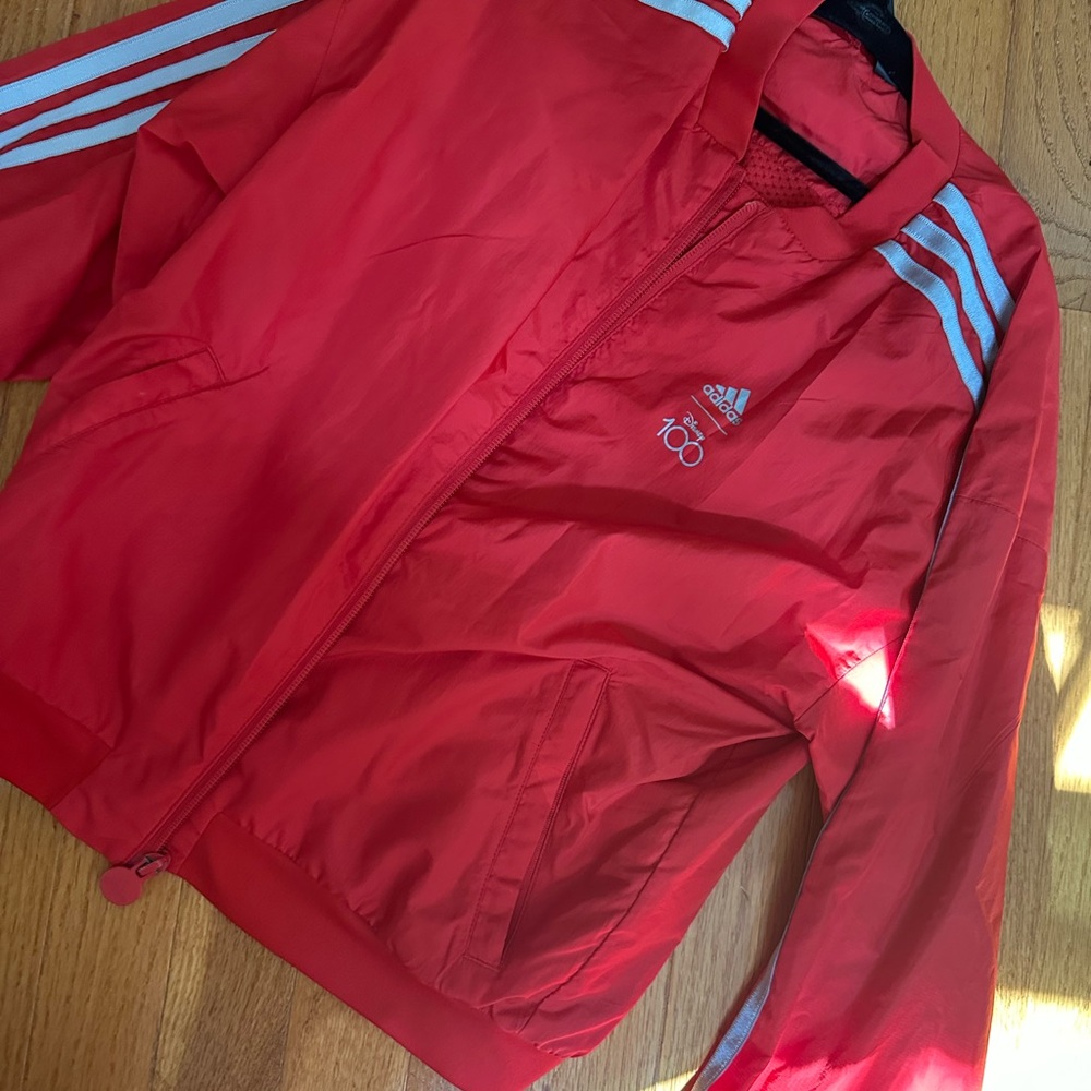 Adidas Red Jacket with White Logo